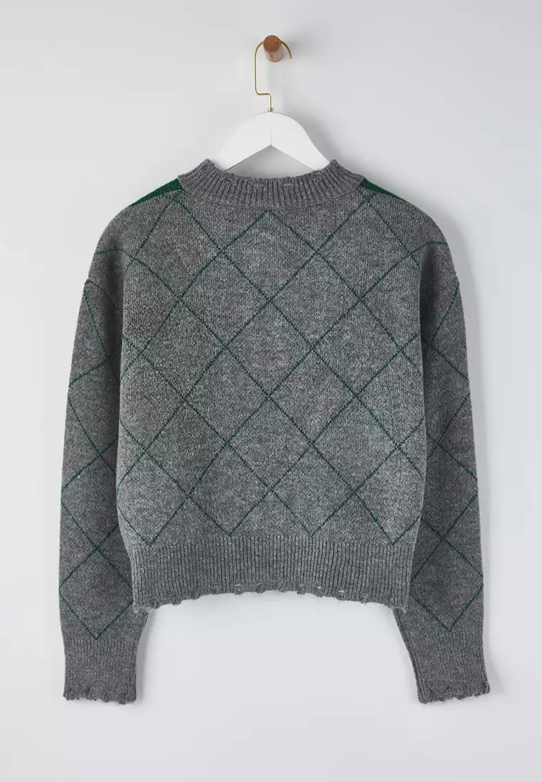 Mock Neck Cardigan