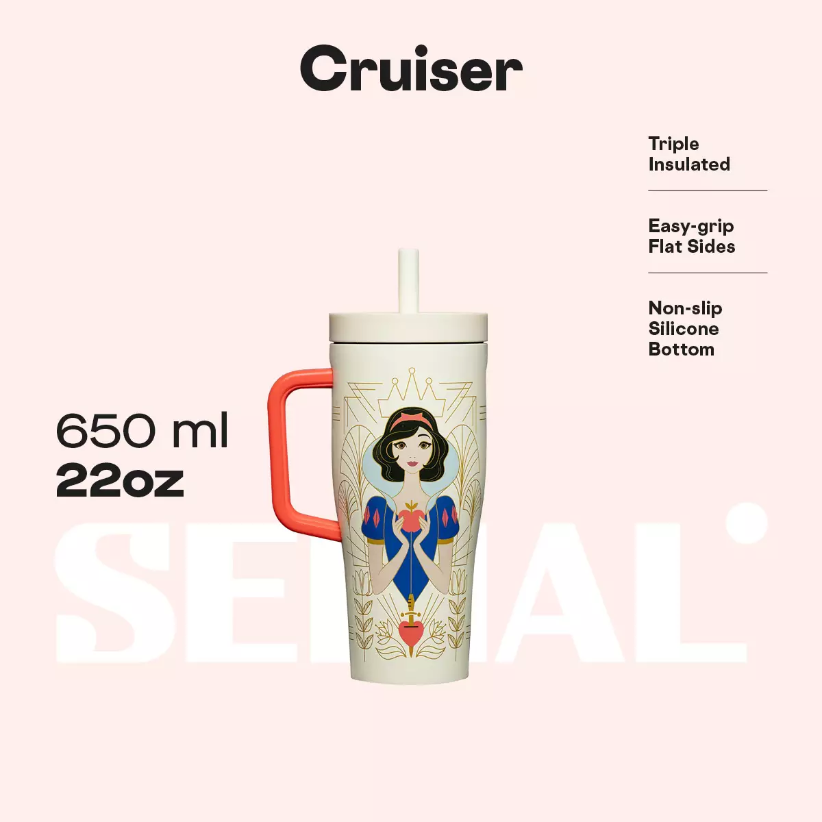 CORKCICLE Leakproof Cruiser 22oz - Disney Princess Snow White