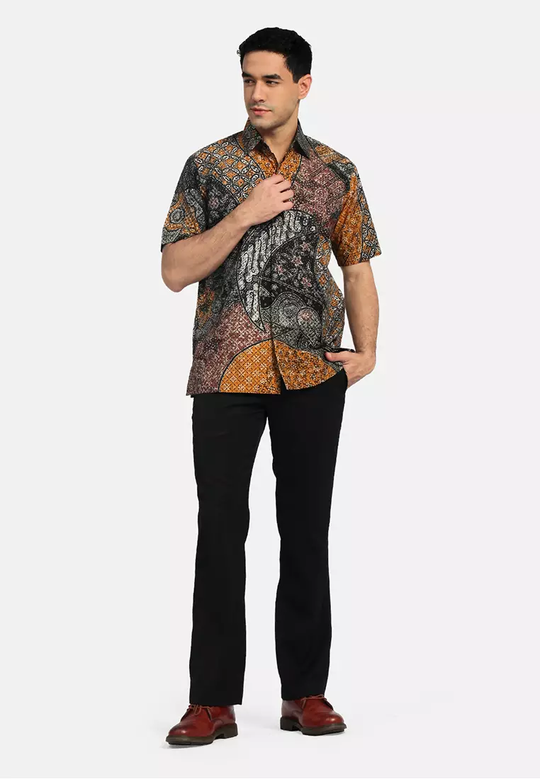 Hem Sirius Alfa Lengan Pendek Batik tulis Slimfit