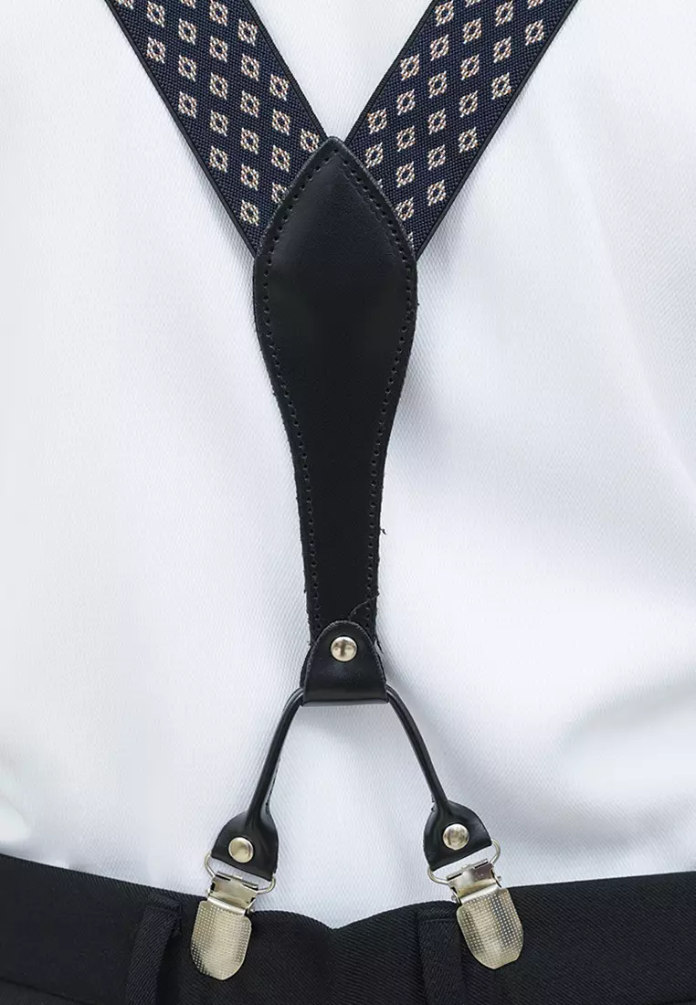 Houseofcuff Suspender Tali Jojon Karet ikat pinggang pria dewasa besar A01