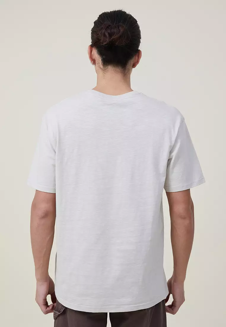 Men's Summer Drop Shoulder Short-Sleeved Loose T-Shirt With Reflective  Stripe