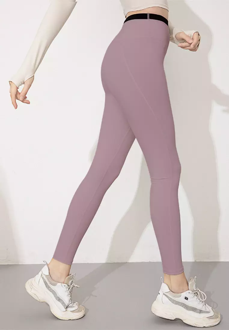 Buy HAPPY FRIDAYS High Waist Tight Sports Yoga Pants BK-KZ0324-1 2023 Online  | ZALORA Singapore