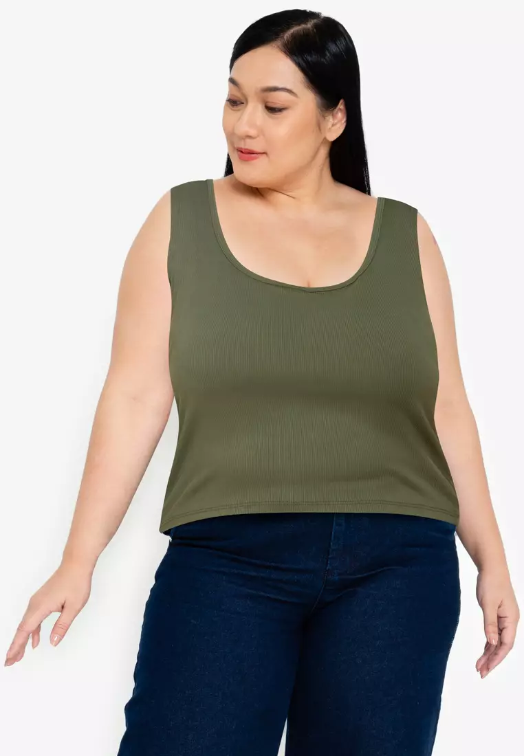 Buy D Fashion Engineer Claire Plus Size Scoop Neck Top 2024 Online