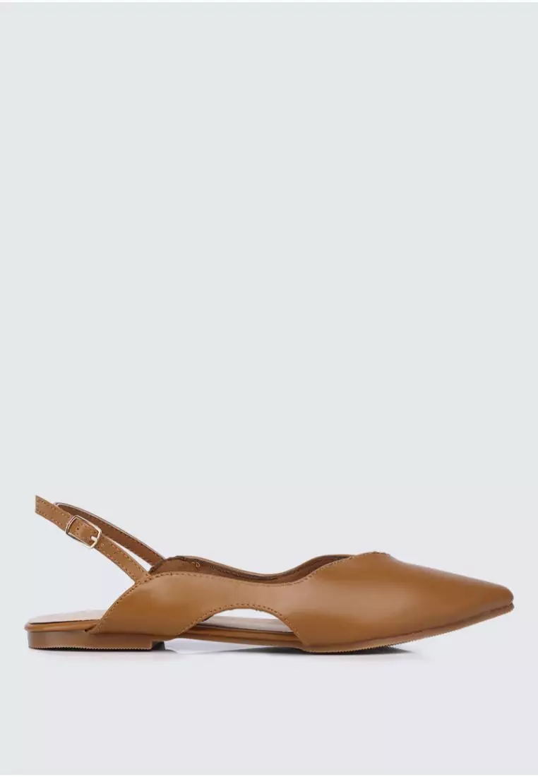 Discount on My Ballerine  shoes - SKU: Riley Comfy Ballerina In Brown