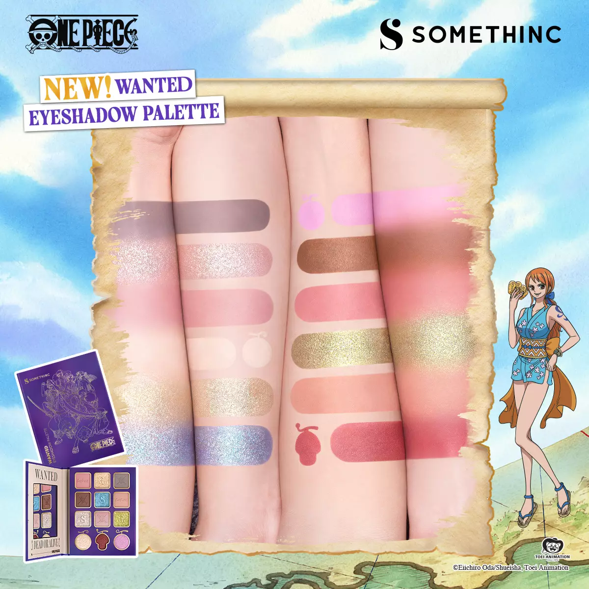 SOMETHINC WANTED Eyeshadow Palette - One Piece Edition