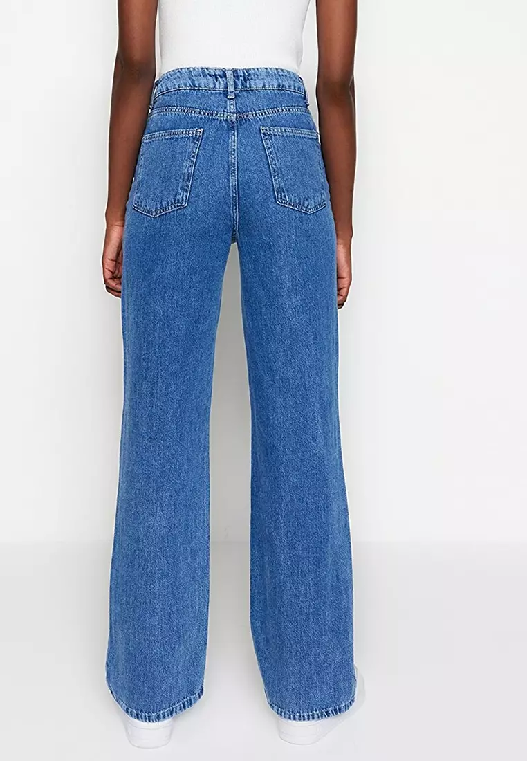 Buy Trendyol Wide Leg Jeans 2024 Online