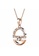 Krystal Couture gold KRYSTAL COUTURE Modern Sphere Pendant Necklace in Rose Gold Adorned with Crystals from Swarovski® C4D95AC362BC37GS_2