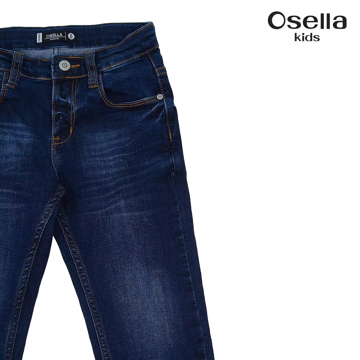 Osella Ollie Denim Long Pants Dark Washed 128O5002A3 | Celana Denim Panjang Anak Laki Laki