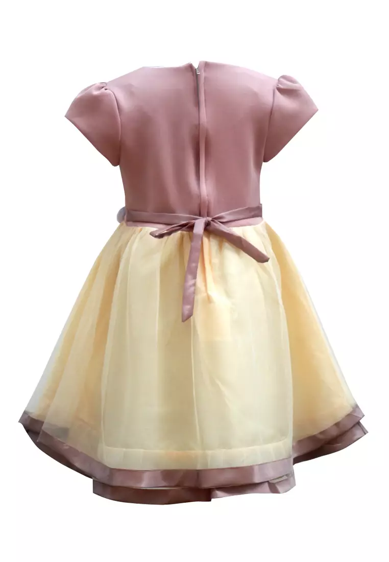 Two Mix Dress Anak Cewek Usia 1-12 Tahun 4177