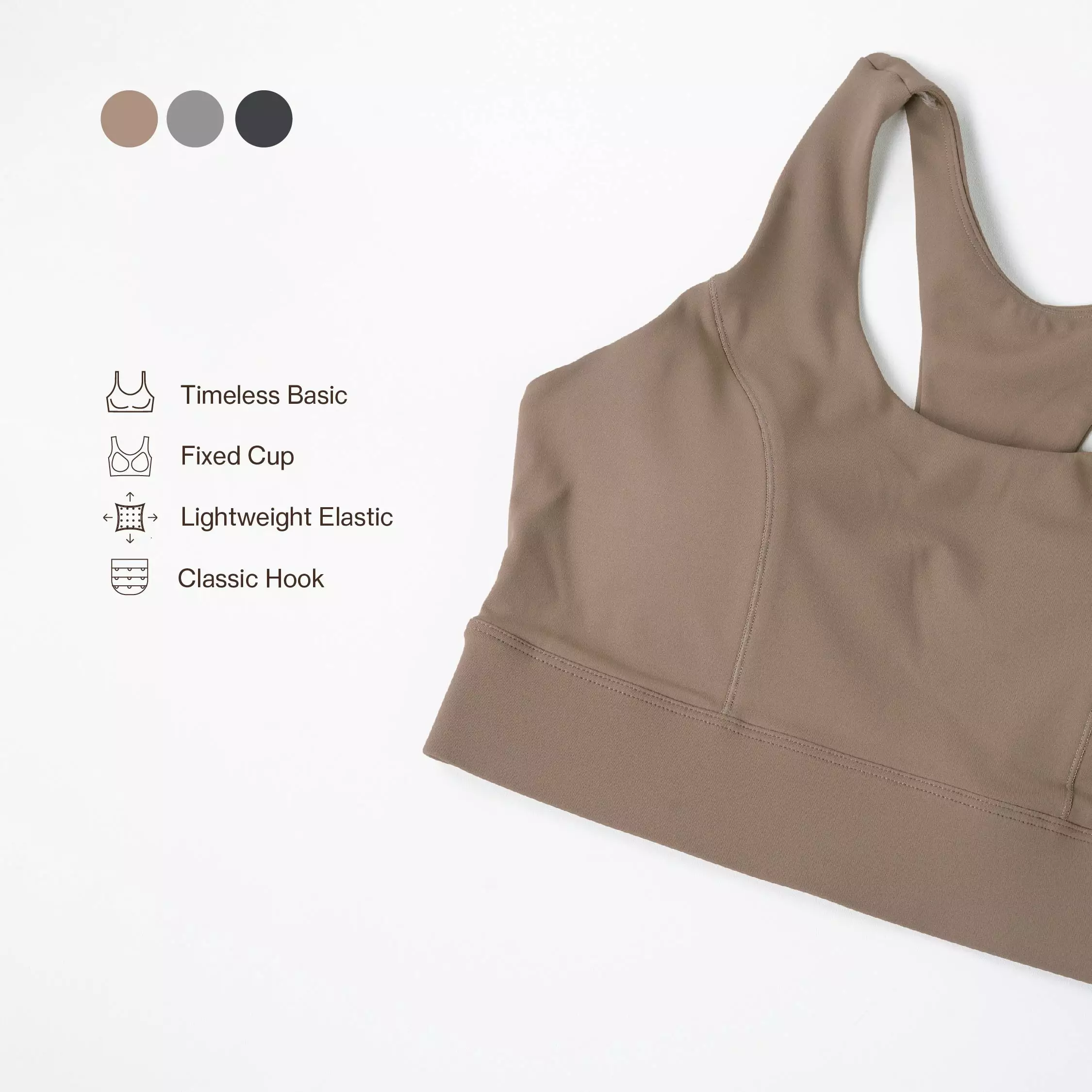 Nathalie Ice Silk Bra Sport  NTB 3541 - Onyx