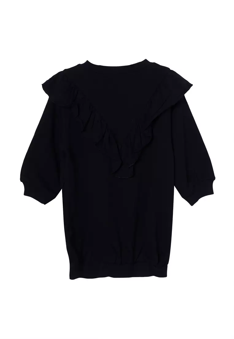 蓬鬆運動套頭衫