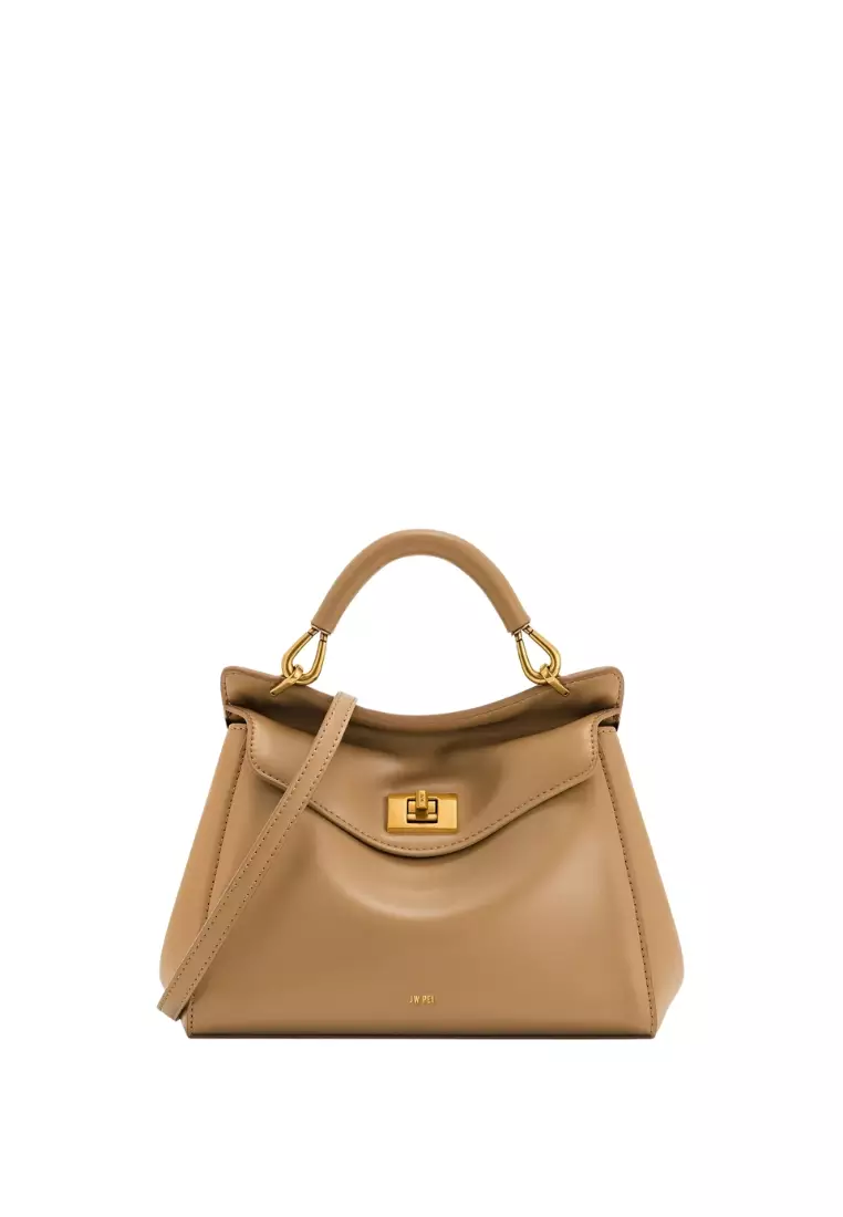 Lucia Classic Top Handbag - Brown