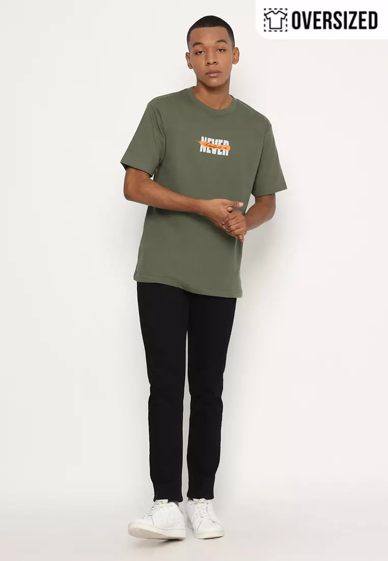 RBJ T-Shirt Cotton Oversized Pria 2079230311