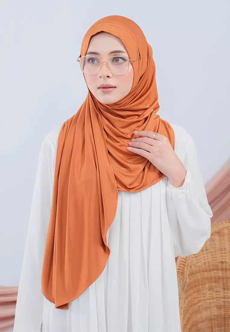 HIJAB INSTAN FAYZA - DUSTY BRICK