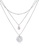 Elli Jewelry white Necklace Layer Plated Antique Moonstone AD63BAC1170503GS_1