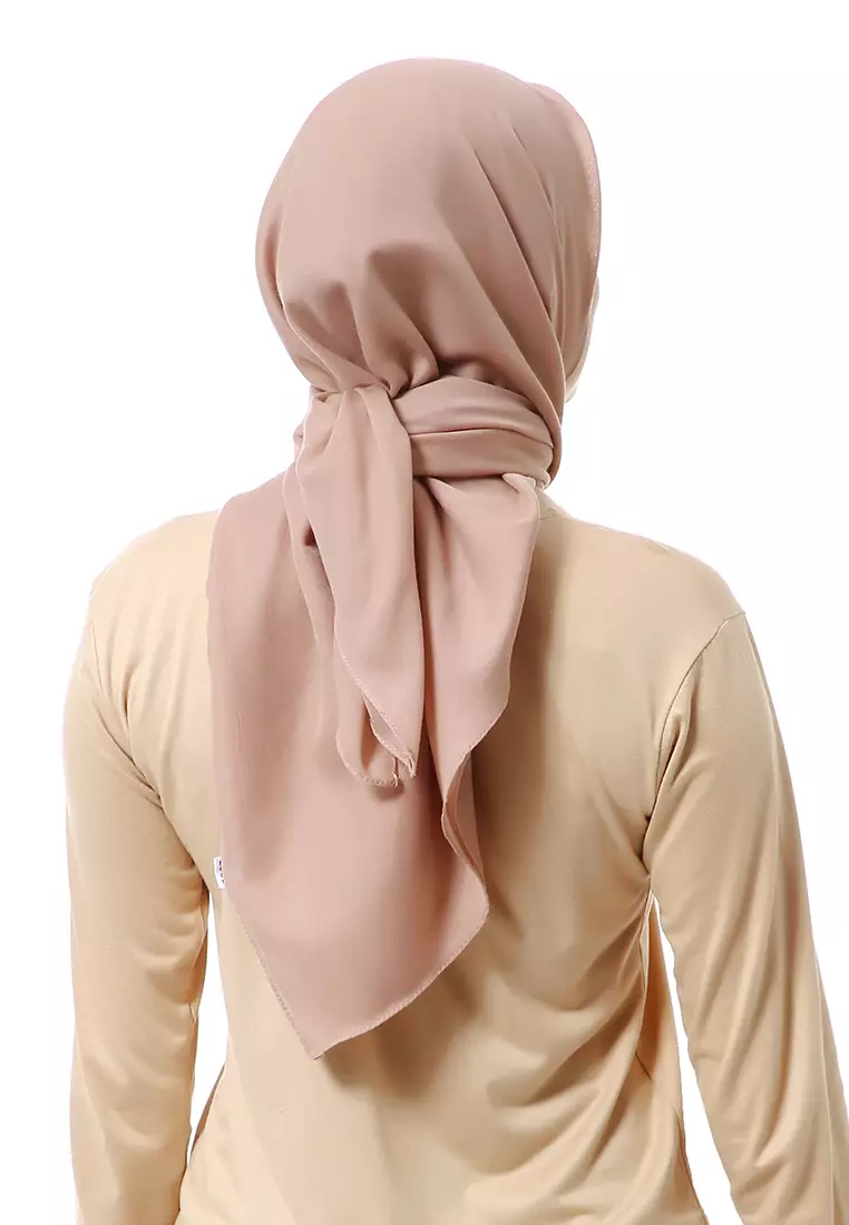Vierra Jilbab Segiempat Paris Polos Premium Best Style - Soft Milo