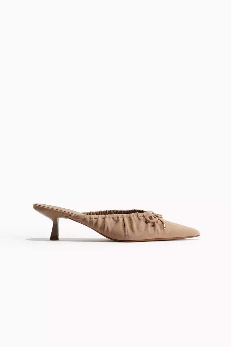 Discount on H&M  shoes - SKU: Heeled suede mules