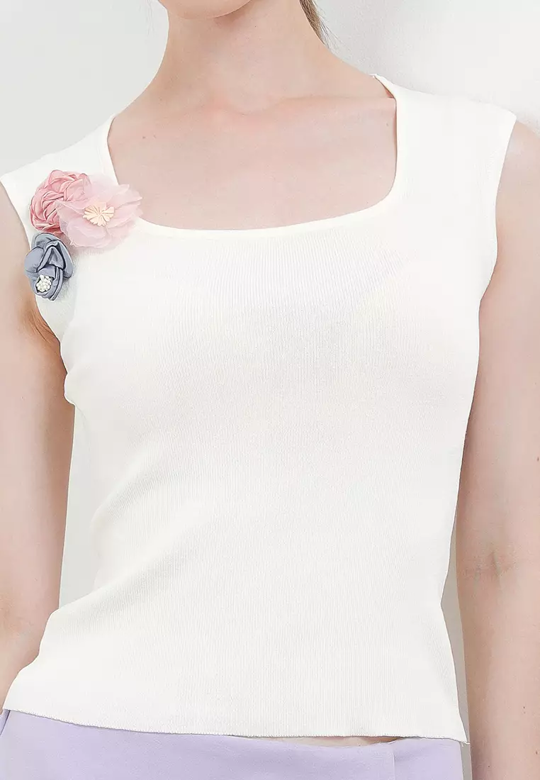 Mc Rossette Knit Top