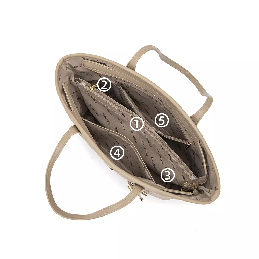 Palomino Eliza Totebag Wanita Warna Khaki