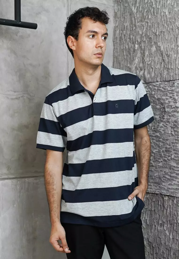 MATSUDA Kaos Polo Shirt Pria Kerah Echizen