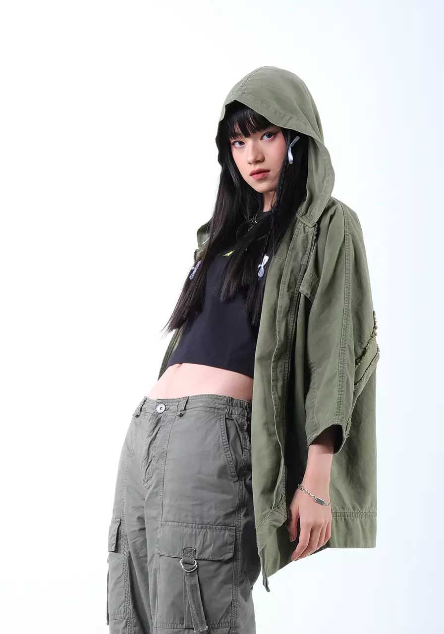 Jaket Wanita Bora Army