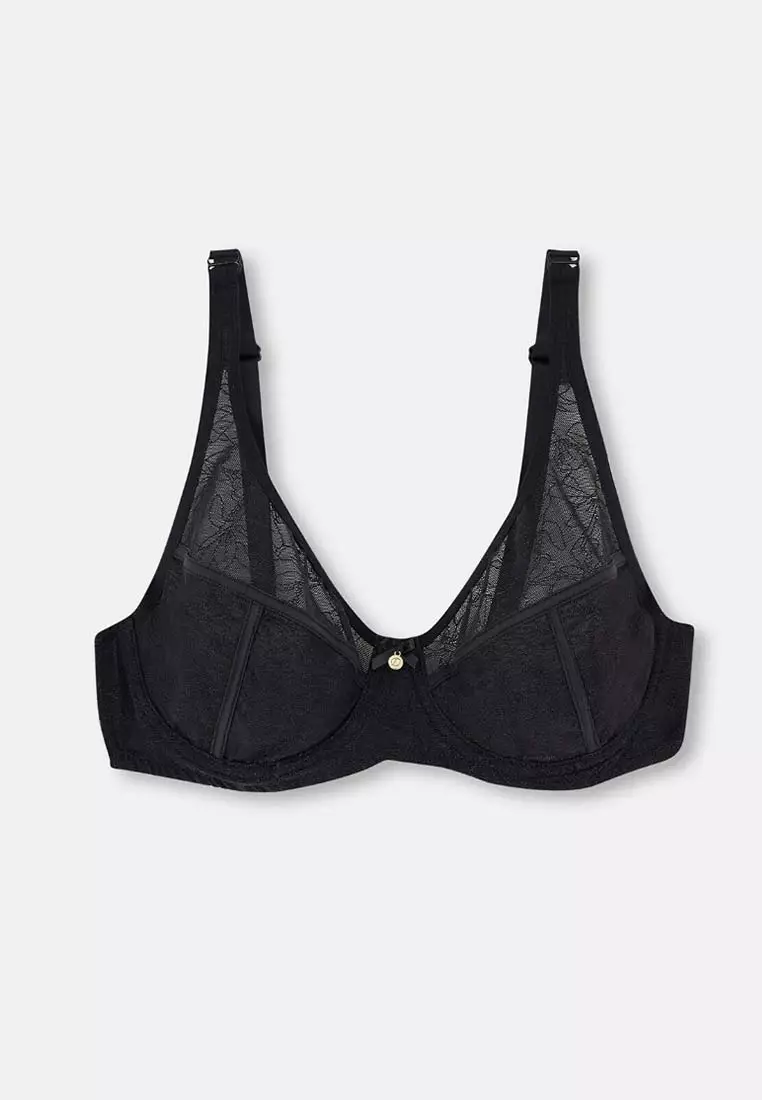 Buy DAGİ Black Basic Padded Bras, Half-Padded, Underwire, Underwear for  Women in Black 2024 Online