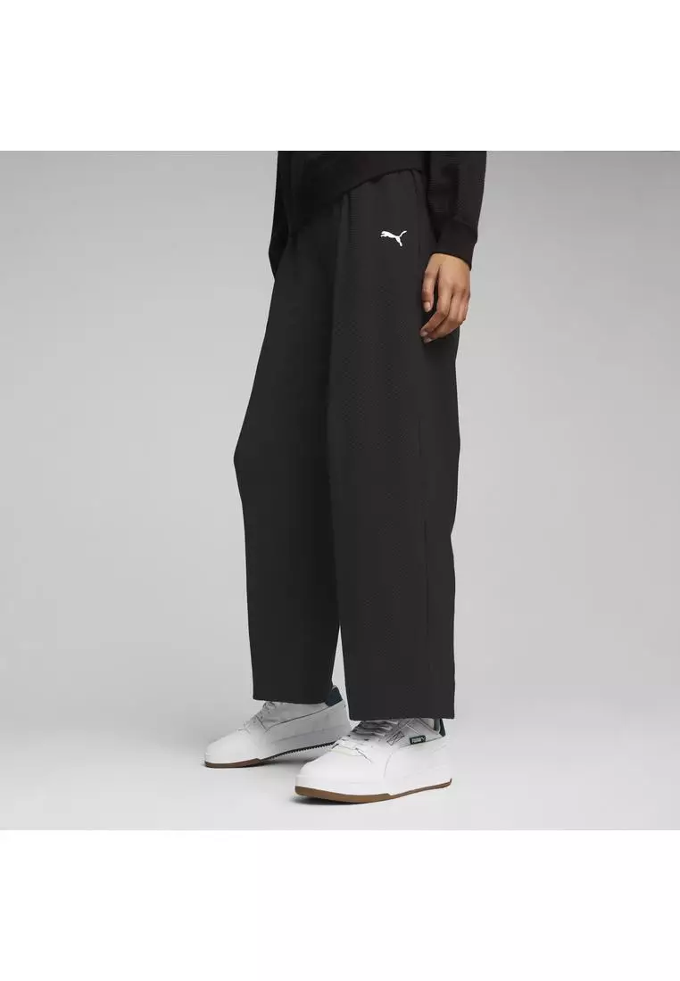 HER 女子高腰針織長褲