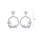Glamorousky white Fashion Simple Geometric Flower Earrings with Cubic Zirconia 1D391ACBDAD15CGS_2