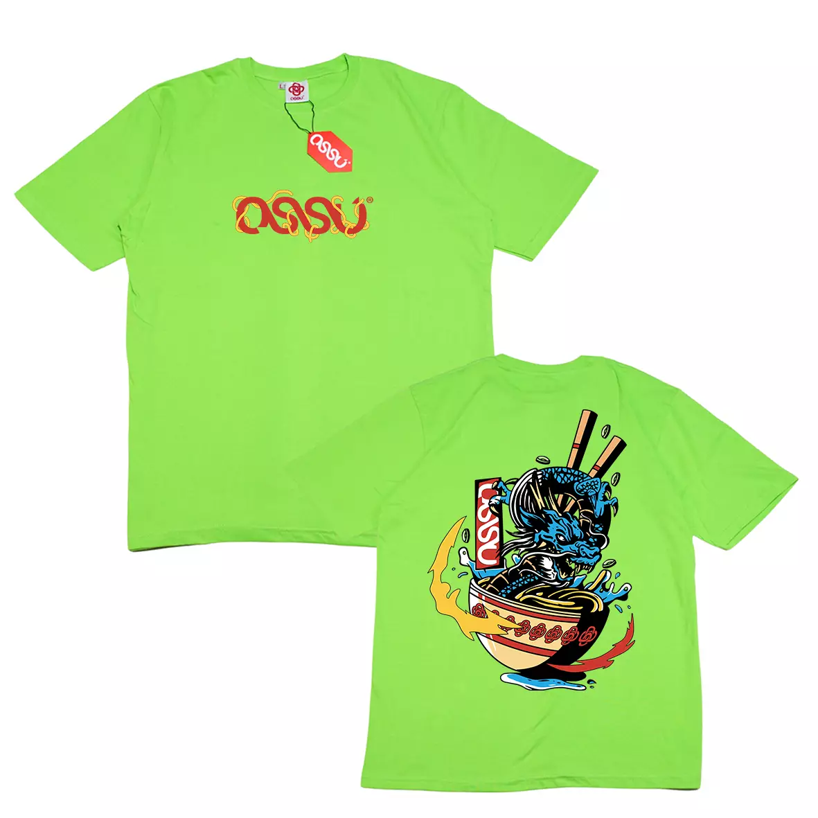 OSSU Dragon Ramen - Green Tshirt