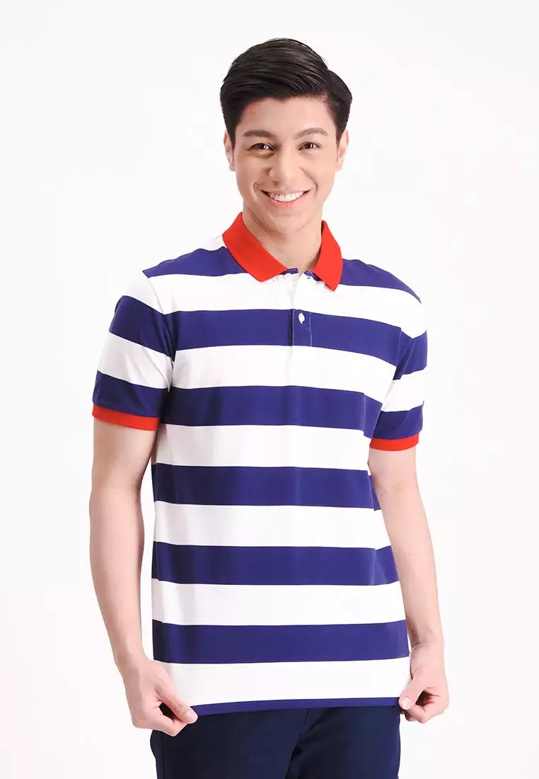 Buy BENCH Men s Striped Polo Shirt 2024 Online ZALORA Philippines