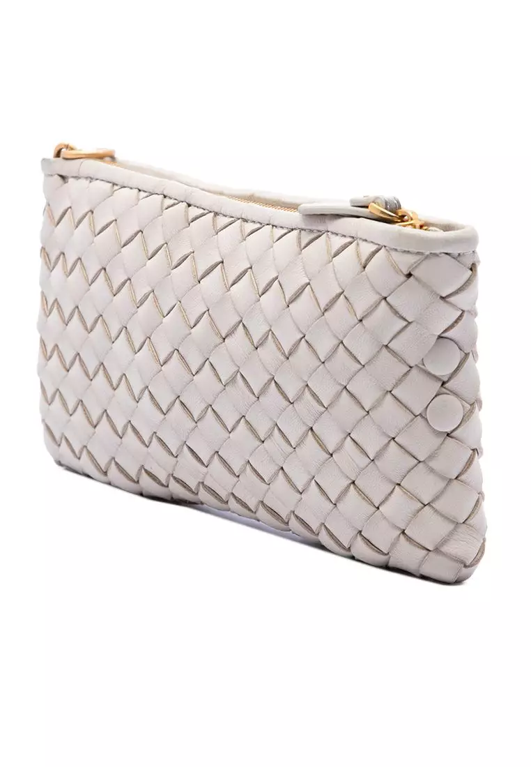 Pre-Loved Bottega Veneta Nappa Intrecciato Pouch On Strap