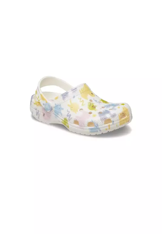 Kids' Classic Pastel Pets Clog in Chalk