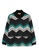 Its Me multi Stand-Up Collar Striped Plus Velvet Warm Sweater 781CAAA56E3D66GS_1