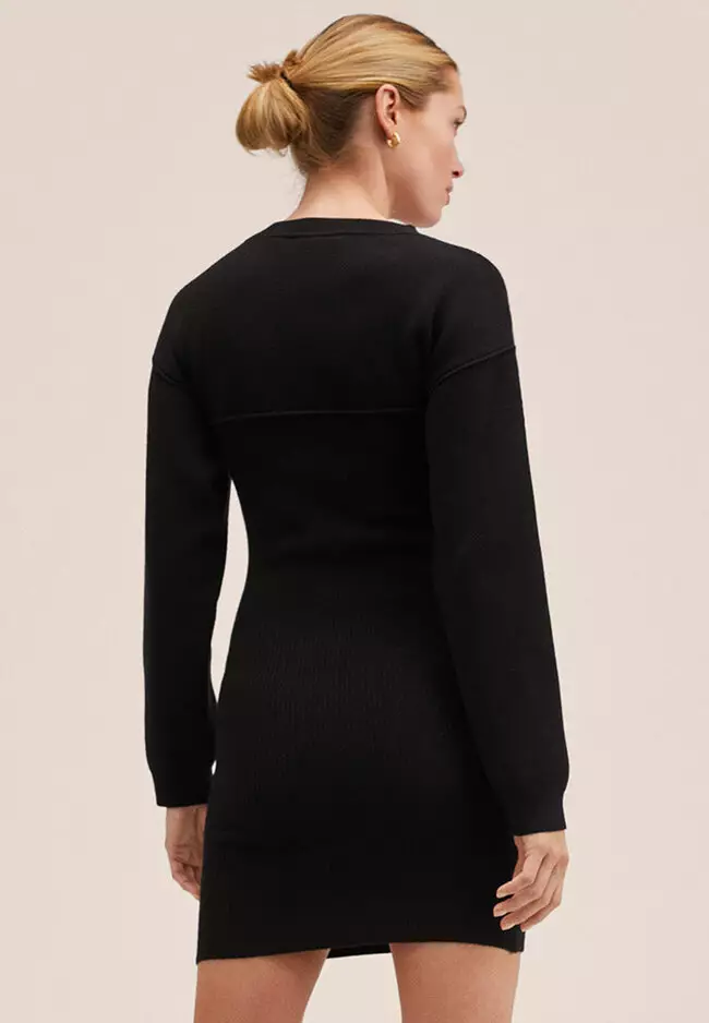 Knit Dress Bra Effect