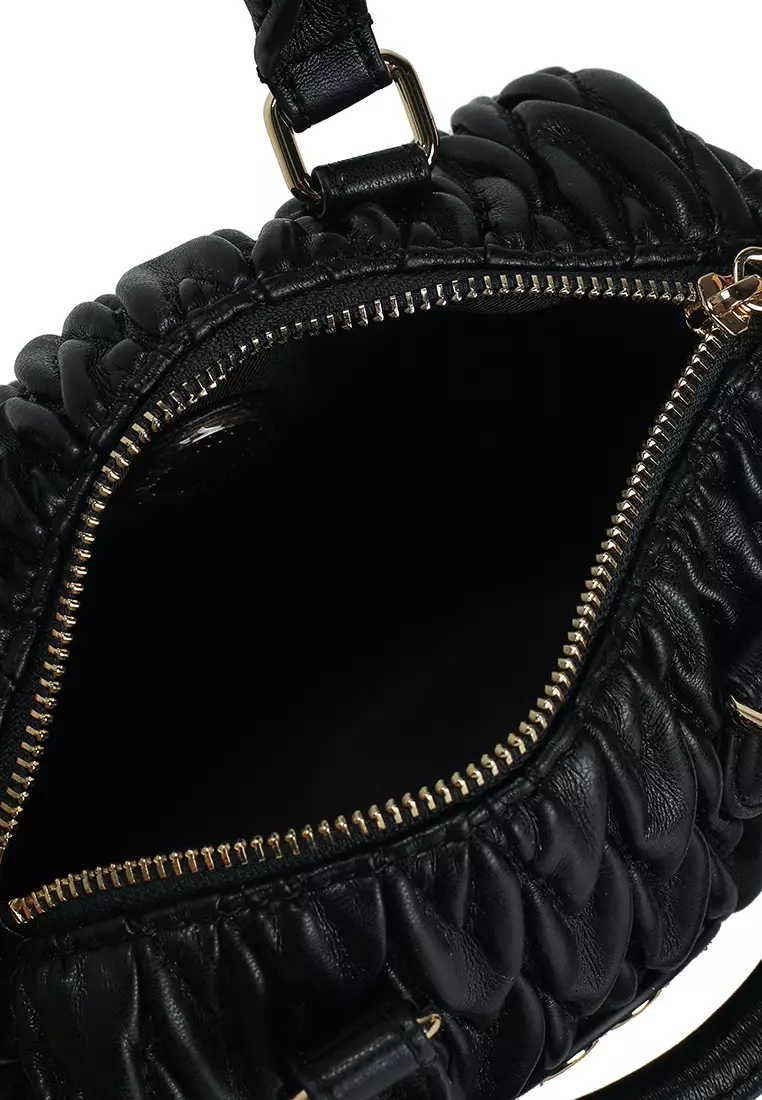 Demure Quilted Mini Top-Handle Bag (nt)