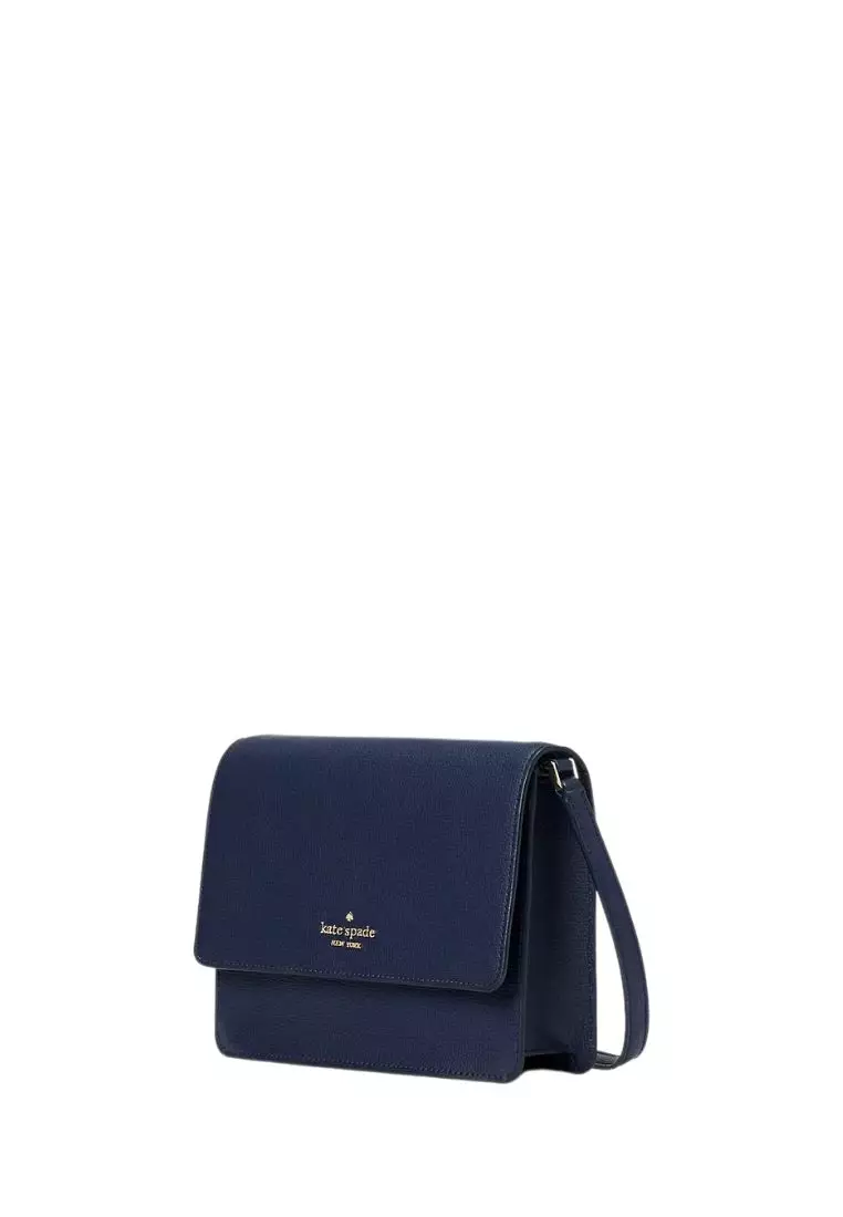 Jual Kate Spade Kristi Flap Crossbody Parisian Navy Original 2024
