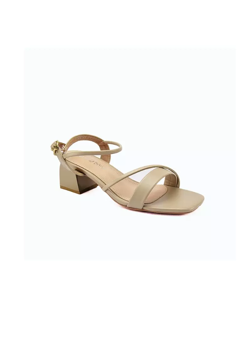 Women's Heeled Sandals Lv 22525 Taupe C76