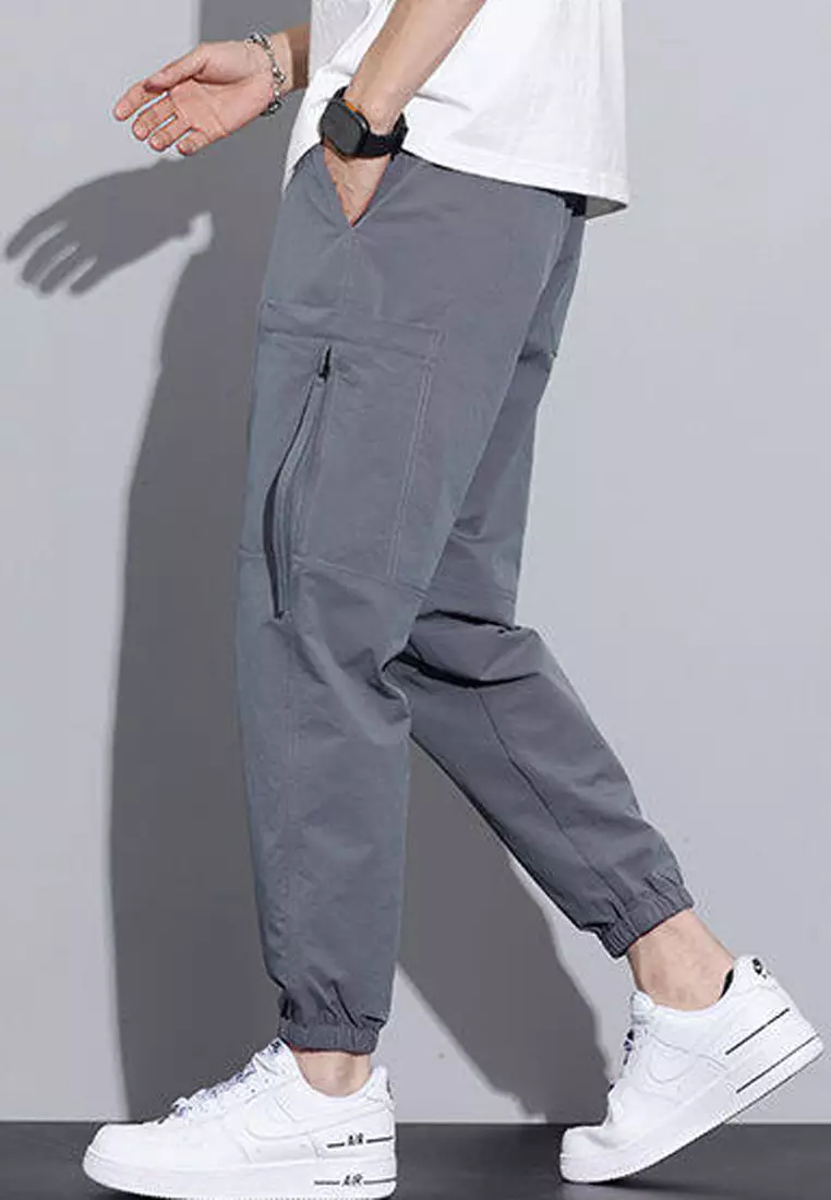 Drawstring Slim Jogger Pants