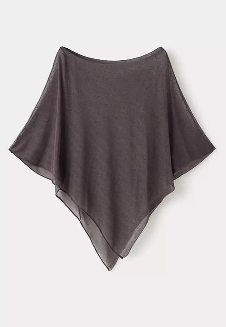 Buy Mango Asymmetric Strass Cape 2026 Online | ZALORA