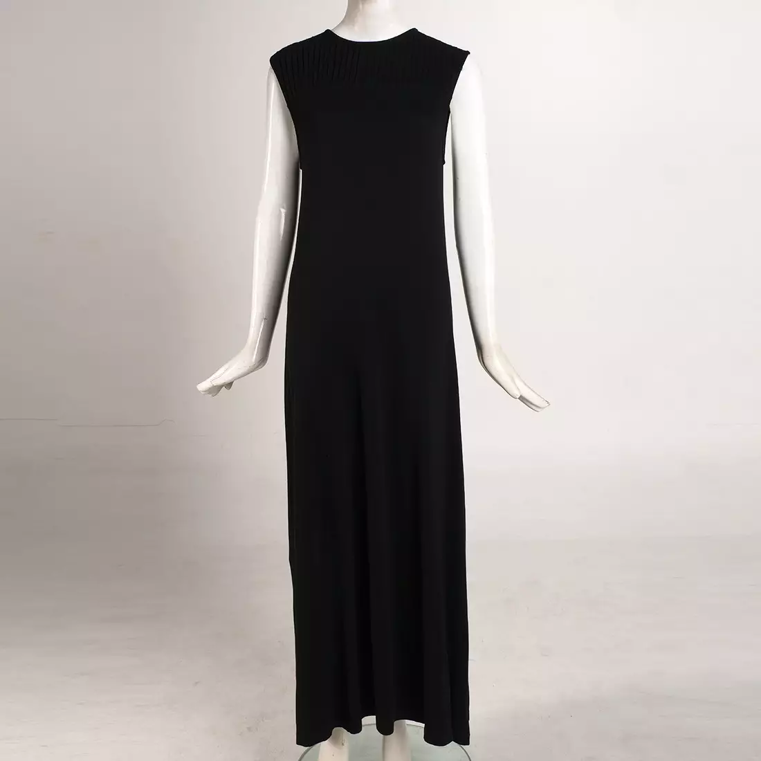 Getta Inner Dress - Sleeveless Black | Inner Gamis