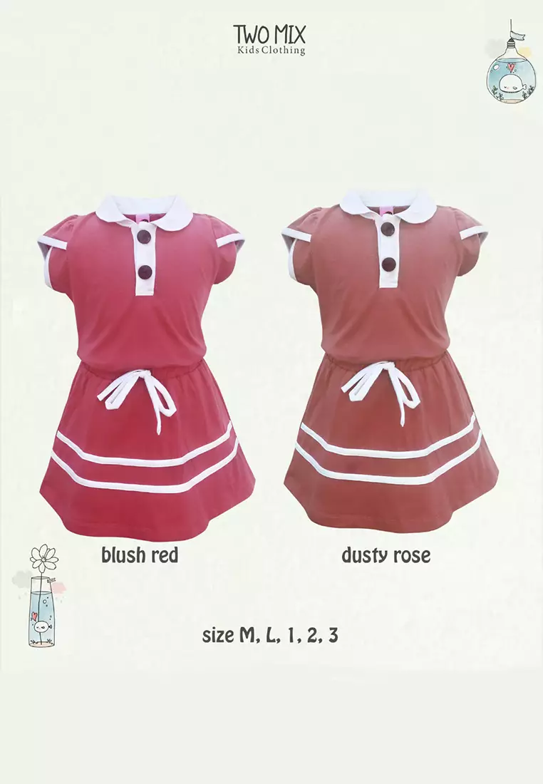Two Mix - Setelan / Set Baju Bayi Perempuan 0-3 Tahun 4363A