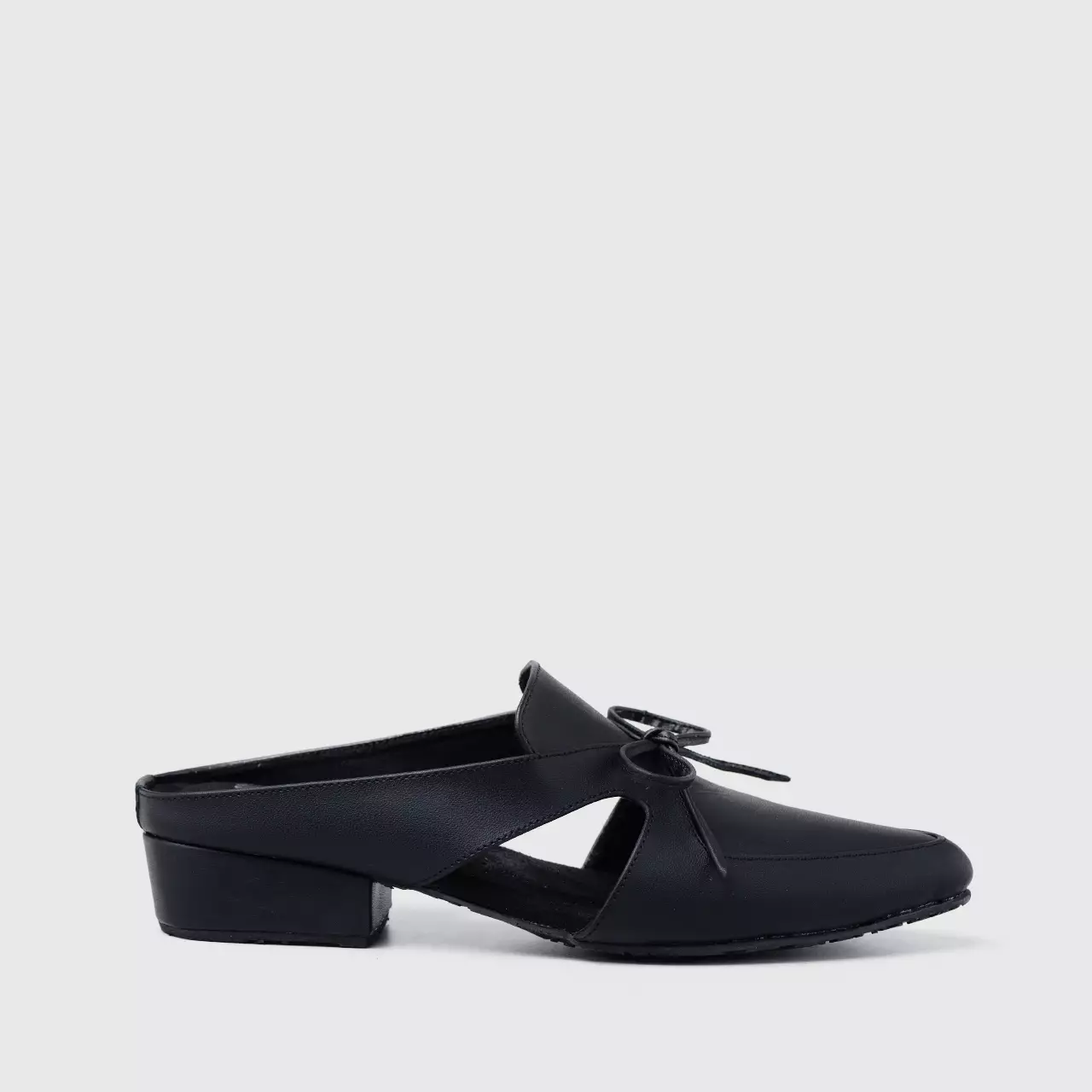Plataria Mules Genuine Leather Black