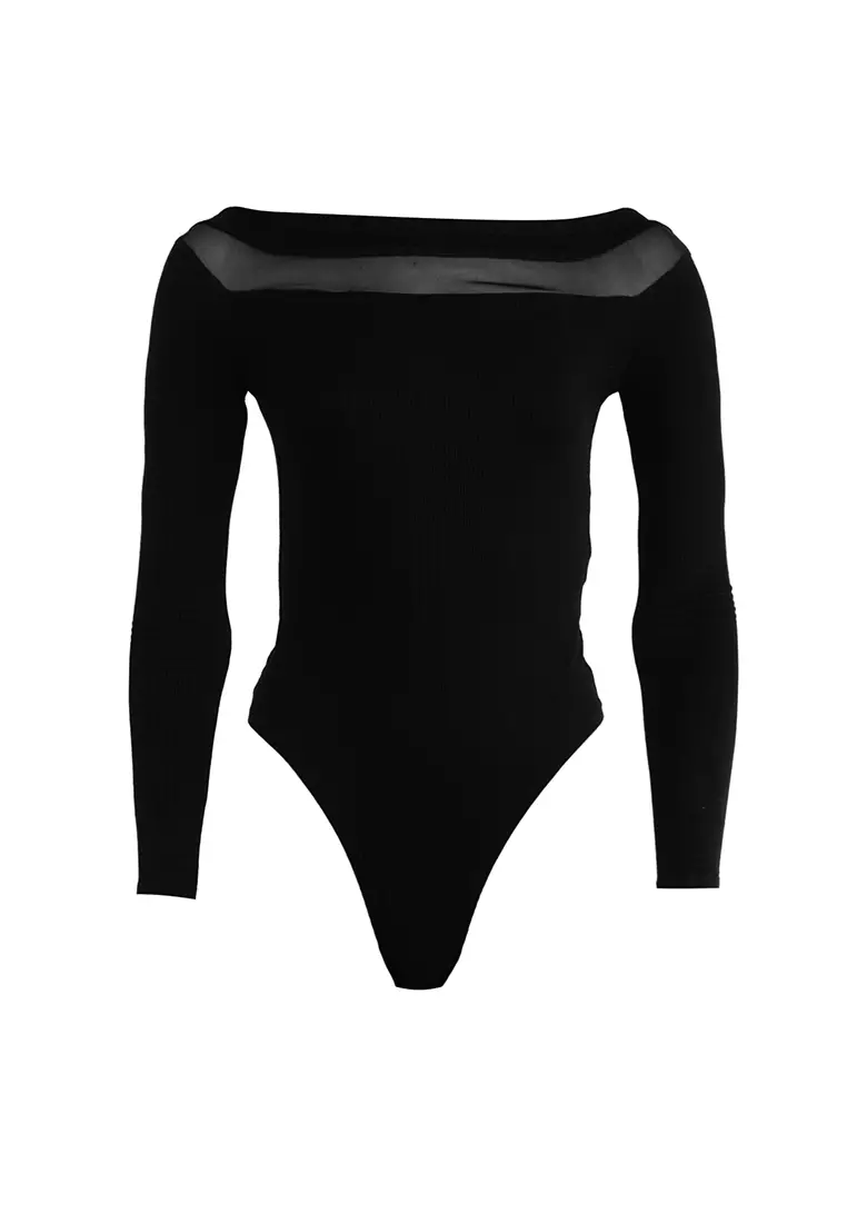 Buy LUSUROMOD Mesh Bodysuit 2023 Online ZALORA Singapore