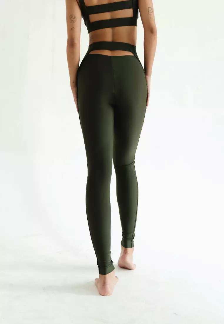Nanette Full Length Legging - Cypress