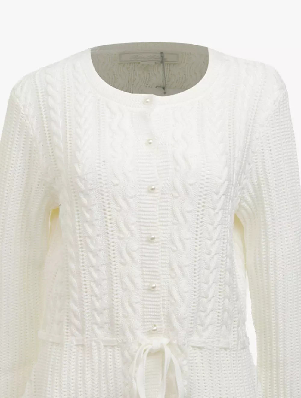Brooks Brothers Buttoned Peplum Cardigan
