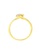 TOMEI TOMEI Cutting Edge Collection Curved Ring, Yellow Gold 916 074CBAC3C88267GS_3