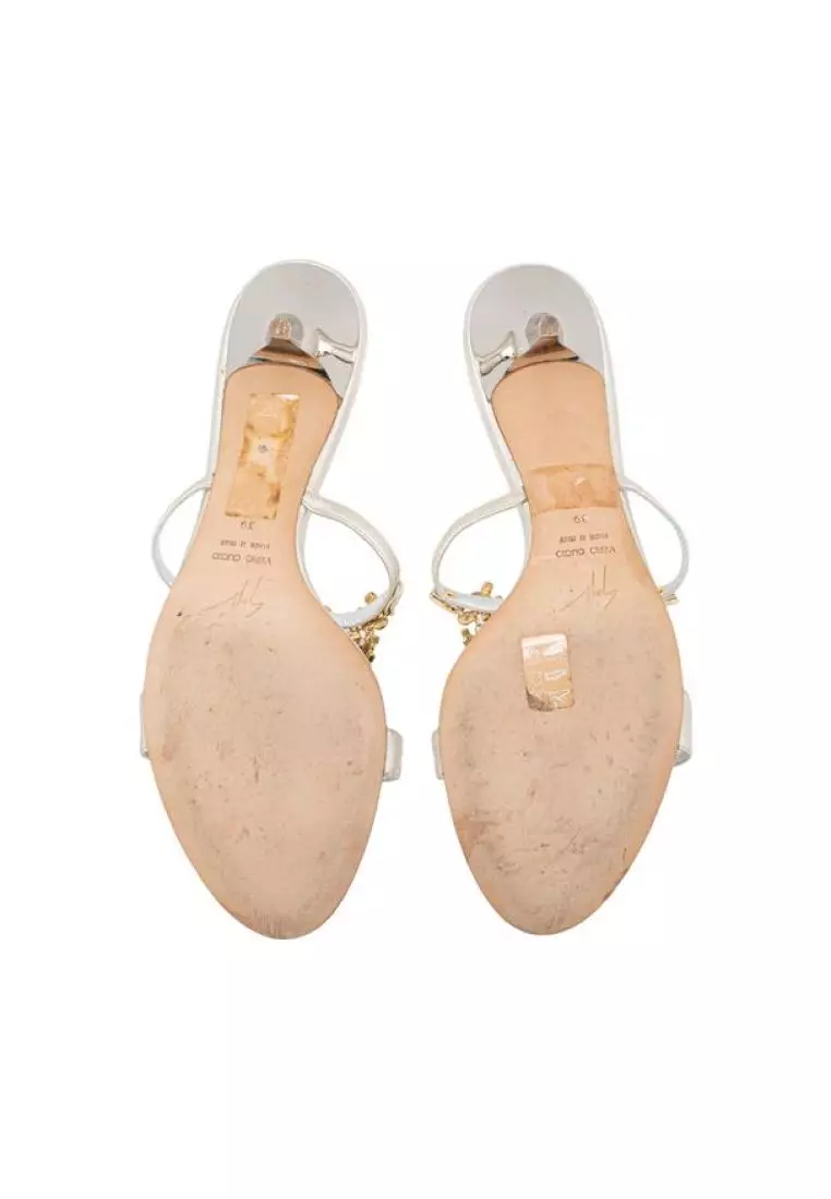Buy Giuseppe Zanotti Pre Loved GIUSEPPE ZANOTTI White and Silver