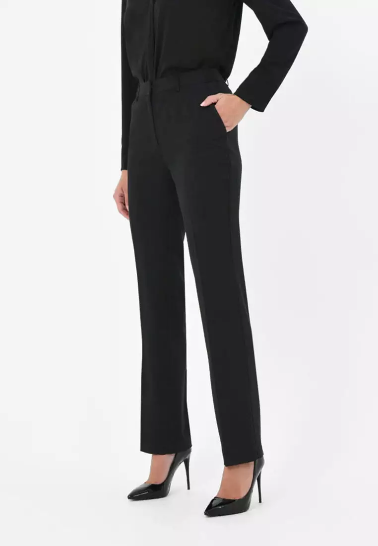 Priscila Mid Rise Cigarette Trousers