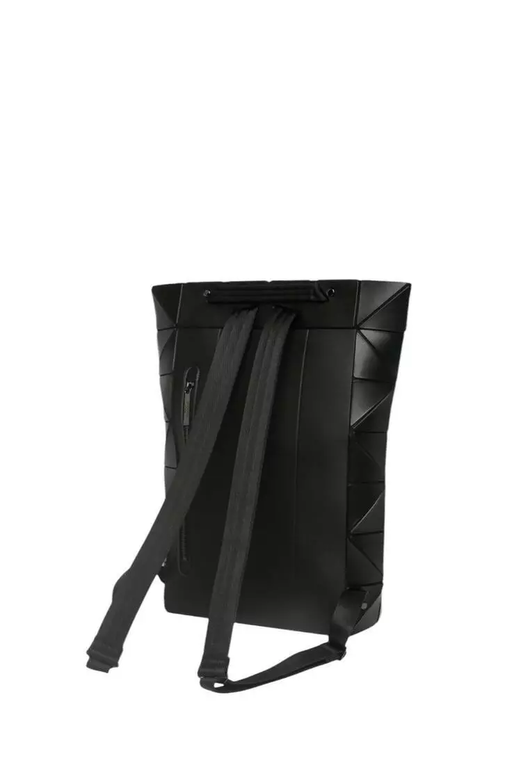 未使用 /BAO BAO /WRING FLAT BACKPACK /BLACK Bao Bao Issey Miyake