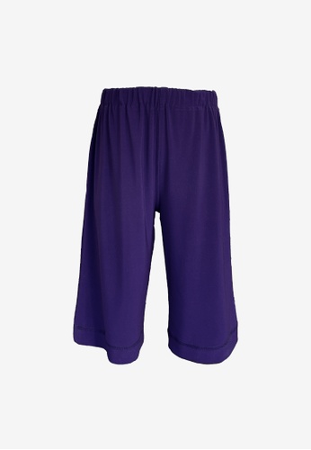 ROSARINI purple Pull On Shorts - Purple F4A54KA5C24F05GS_1
